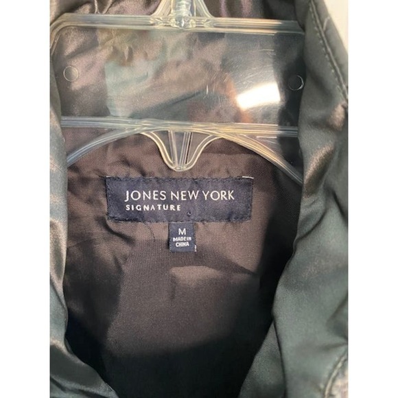 Jones of New York Signature Quilted Vest Womens Medium Gray - Picture 3 of 4